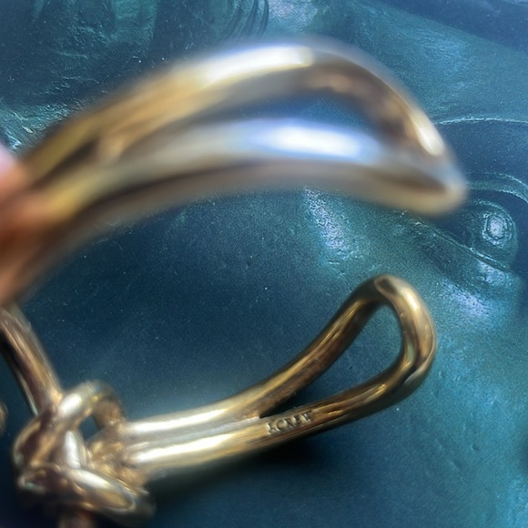 J.Crew knot detail gold cuff - Picture 4 of 5